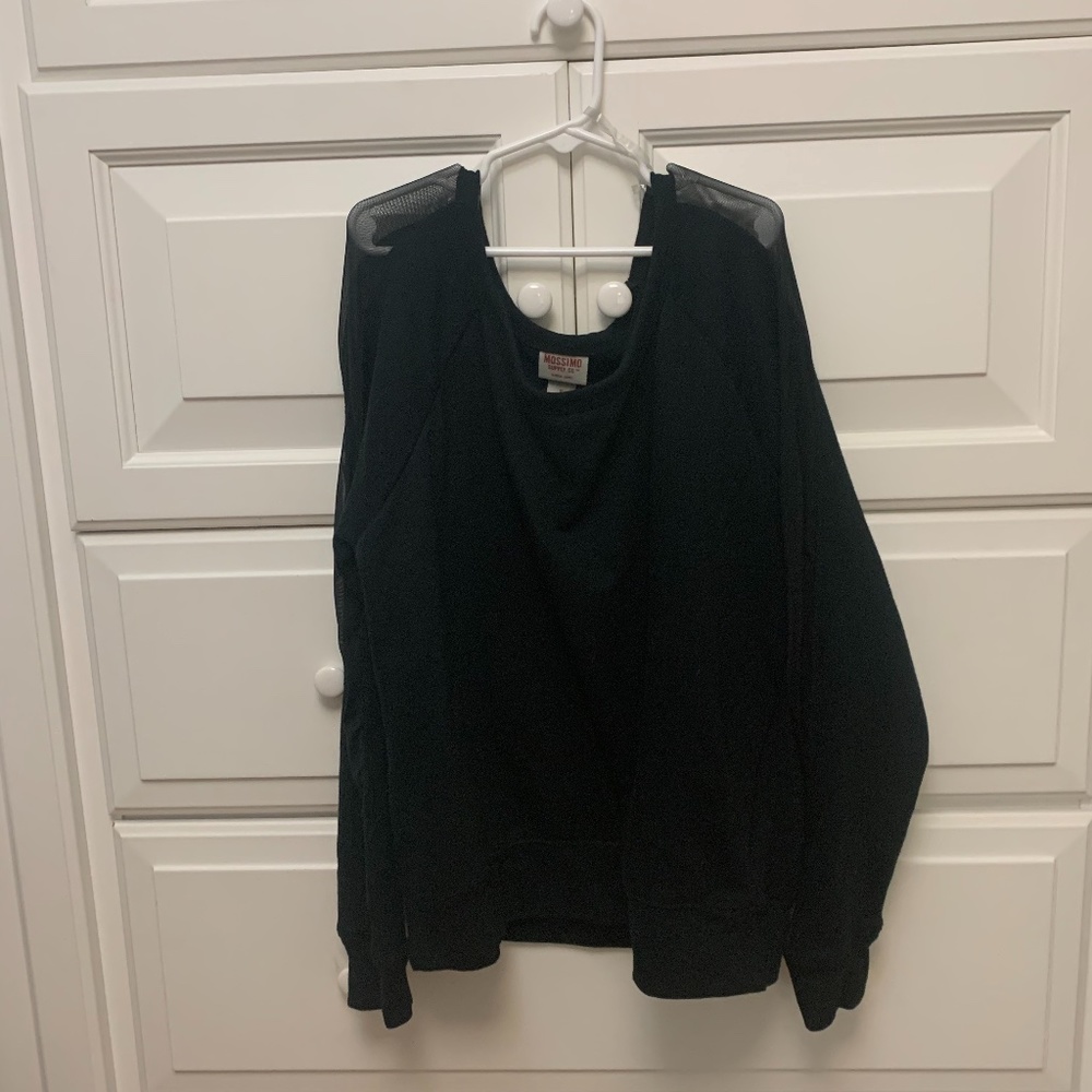 mossimo long sleeve black sweater